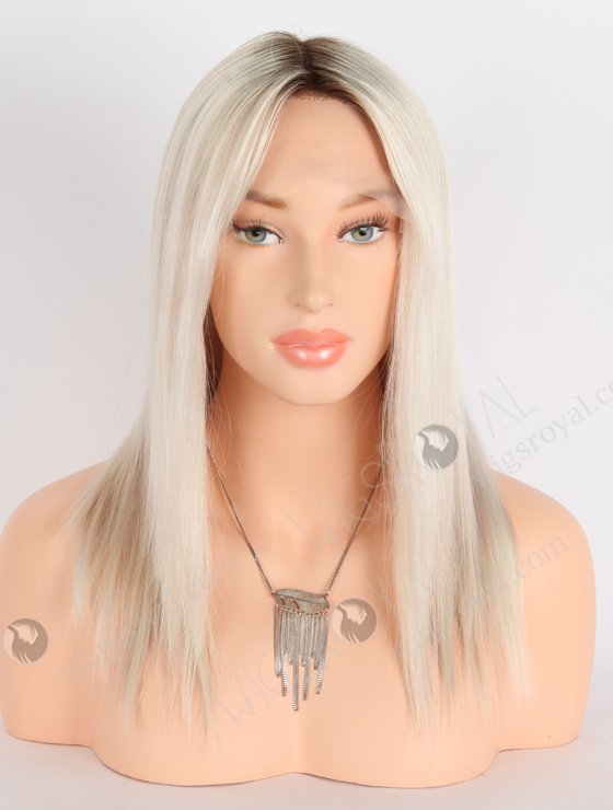 In Stock European Virgin Hair 12" All One Length Straight T9/White Color Grandeur Wig GRD-08018-23970