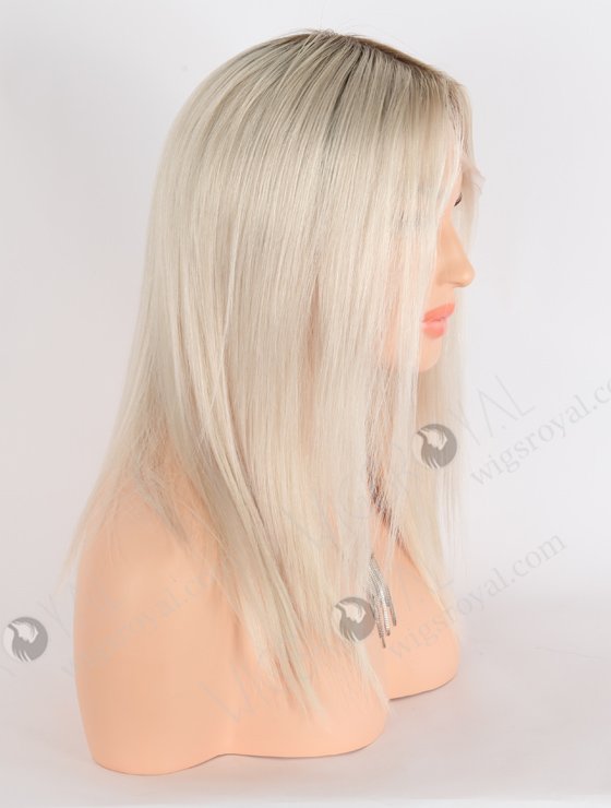 In Stock European Virgin Hair 12" All One Length Straight T9/White Color Grandeur Wig GRD-08018-23975