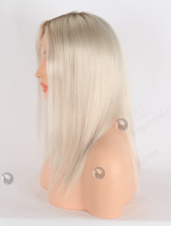 In Stock European Virgin Hair 12" All One Length Straight T9/White Color Grandeur Wig GRD-08018-23974