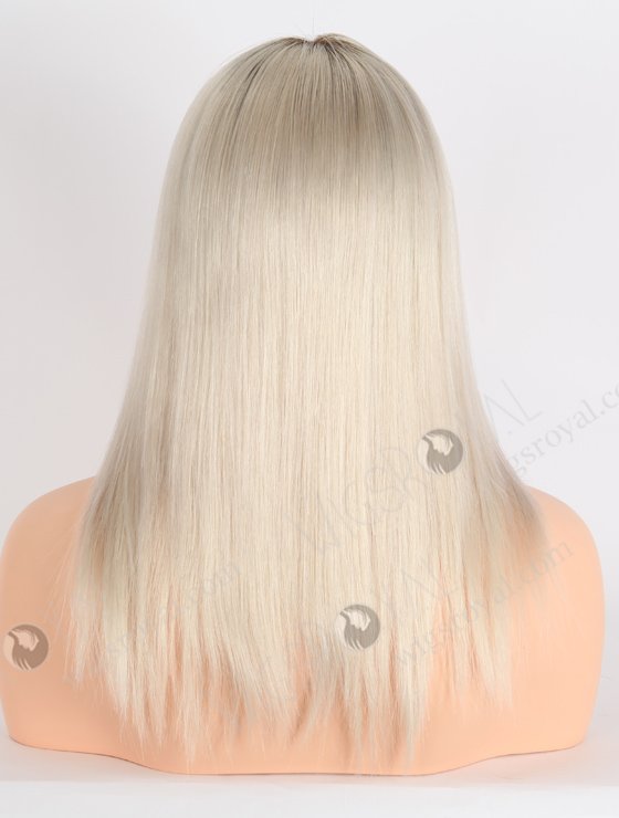 In Stock European Virgin Hair 12" All One Length Straight T9/White Color Grandeur Wig GRD-08018-23976