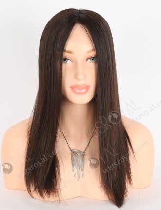 Best Quality Unprocessed Dark Brown Virgin Hair Wigs 14 Inch All One Length GRD-08015