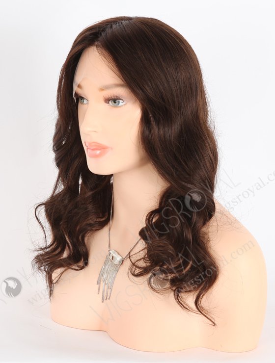 In Stock European Virgin Hair 16" Beach Wave 2a# Color RENE Lace Front Wig RLF-08003-23885