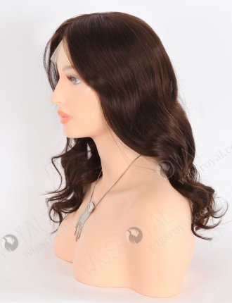 In Stock European Virgin Hair 16" Beach Wave 2a# Color RENE Lace Front Wig RLF-08003