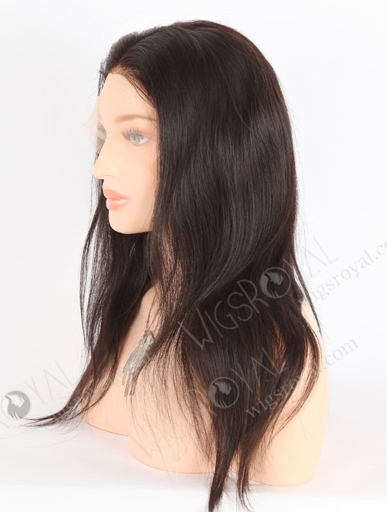 In Stock Brazilian Virgin Hair 16" Straight Natural Color Full Lace Wig FLW-04270-24007