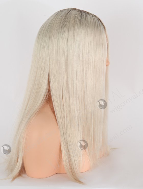 In Stock European Virgin Hair 16" All One Length Straight T9/White Color Grandeur Wig GRD-08019-24062