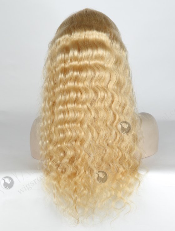 Cheap Lace Front Wig | Blonde Human Hair Wig WR-CLF-017-24203