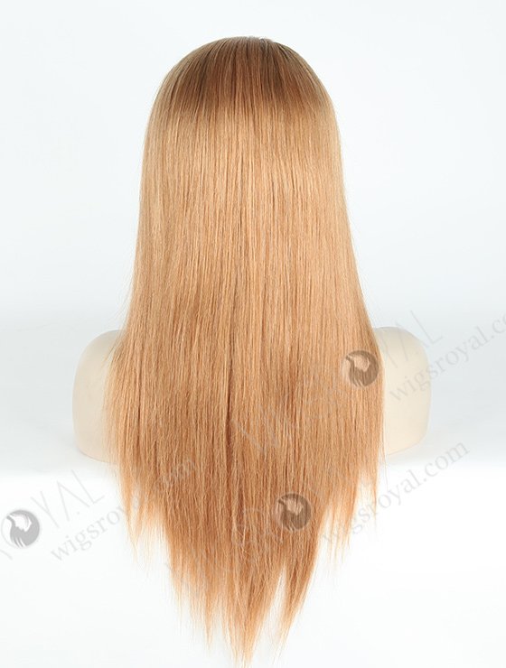 18 Inch Light Brown Human Hair Lace Front Wigs Pre Plucked Natural Hairline MLF-04001-24235