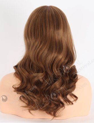 Effortless Beauty Realistic Hair Parting Highlight Color Human Hair Silk Top Lace Wig WR-ST-055
