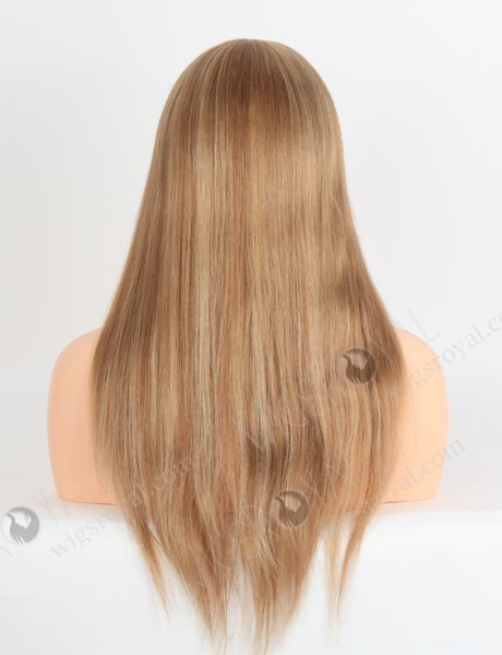 European Virgin Hair 18" Straight 8# With 22# Highlights Color Gripper Wig WR-GR-017