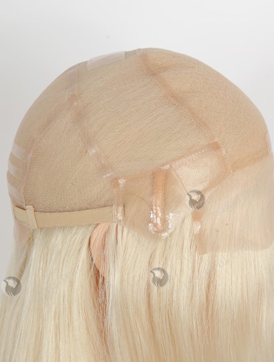 Pure White Color Gripper Wig For Bald Women Without Glue WR-GR-016-24277