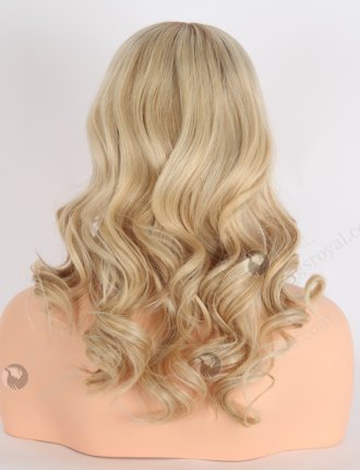 White Highlight Color Silk Top Lace Front Glueless Wig With Silicone PU WR-ST-056