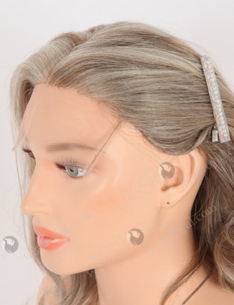 Big Curl Lace Front Wig With Gray Color MLF-04033