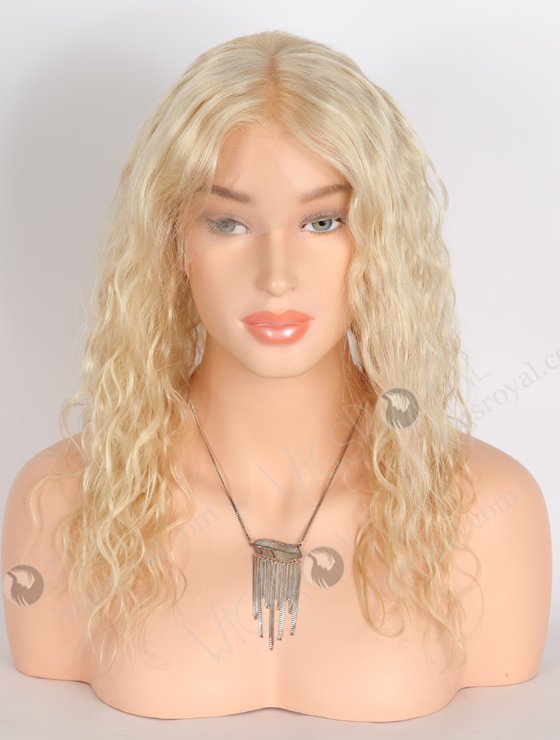 Pure White Color Top Quality European Human Hair Full Lace Wig For White Women WR-LW-136-24494