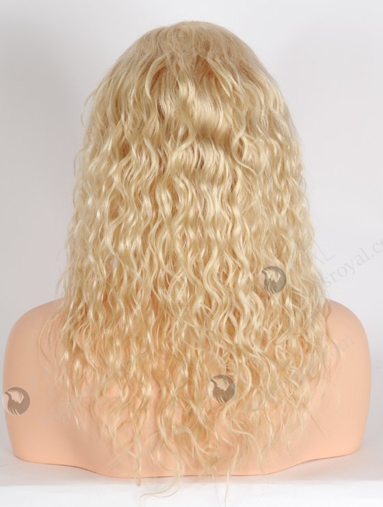 Pure White Color Top Quality European Human Hair Full Lace Wig For White Women WR-LW-136-24498