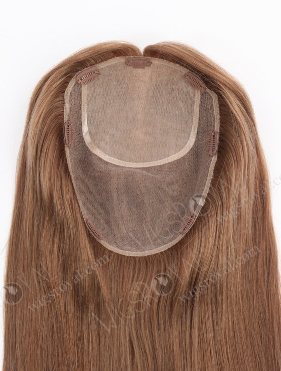 Luxurious Hair All One Length European Human Hair Silk Topper For Hair Thinning WR-TC-084-24531