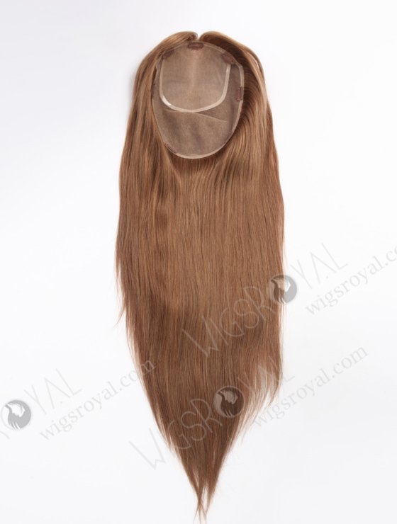 Luxurious Hair All One Length European Human Hair Silk Topper For Hair Thinning WR-TC-084-24530