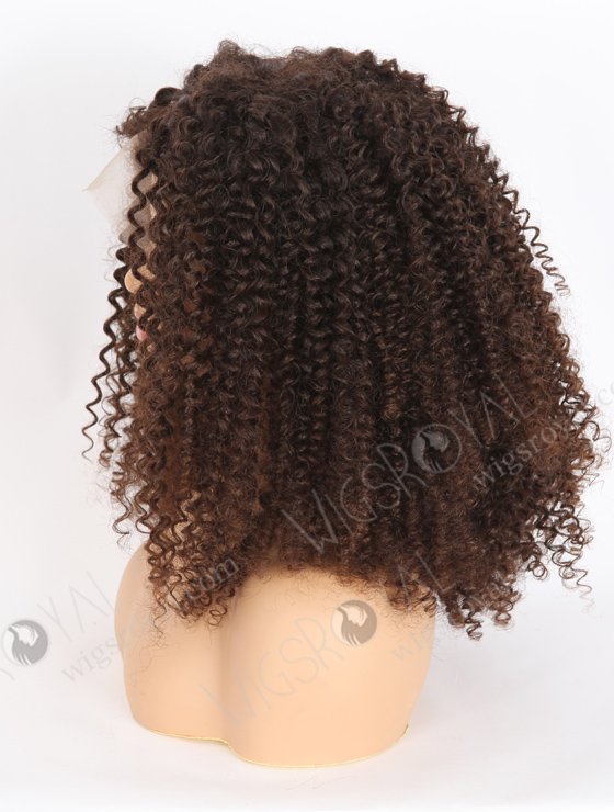 Natural Color Close To Brown Kinky Curly Human Hair With Wide Elastic Band WR-LW-135-24486