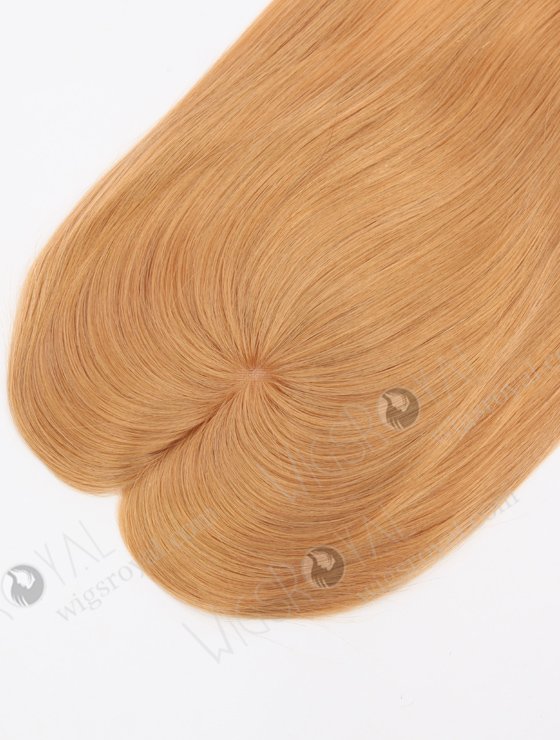 In Stock 2.75"*5.25" European Virgin Hair 20" Straight 18# Color Monofilament Hair Topper Topper-170-24628