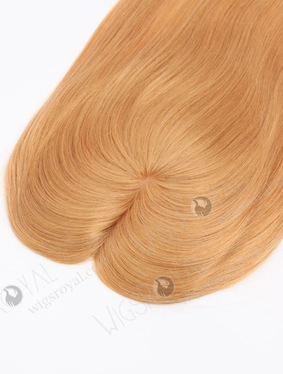 In Stock 2.75"*5.25" European Virgin Hair 20" Straight 18# Color Monofilament Hair Topper Topper-170-24629