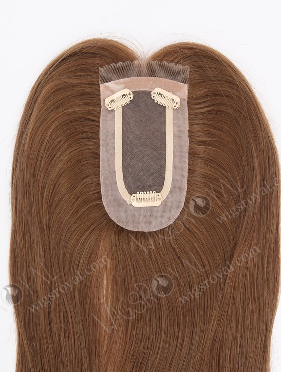 Suitable Small Size Human Hair Golden Brown Topper Topper-171-24639