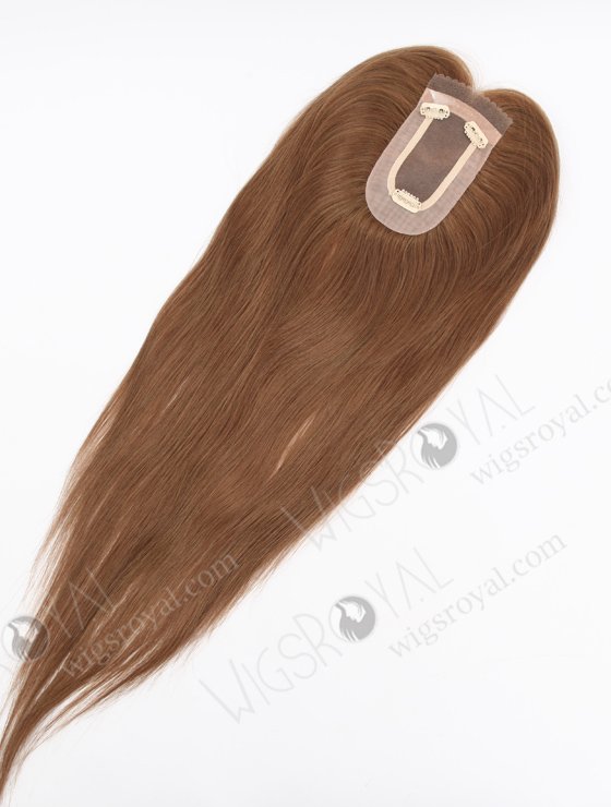 Suitable Small Size Human Hair Golden Brown Topper Topper-171-24643