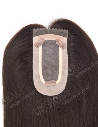 Mini Hair Toppers for Women's Minimal Hair Loss 2.75" by 5.25" Lace Front Mono Top 20 Inch Long Human Hair Topper-172