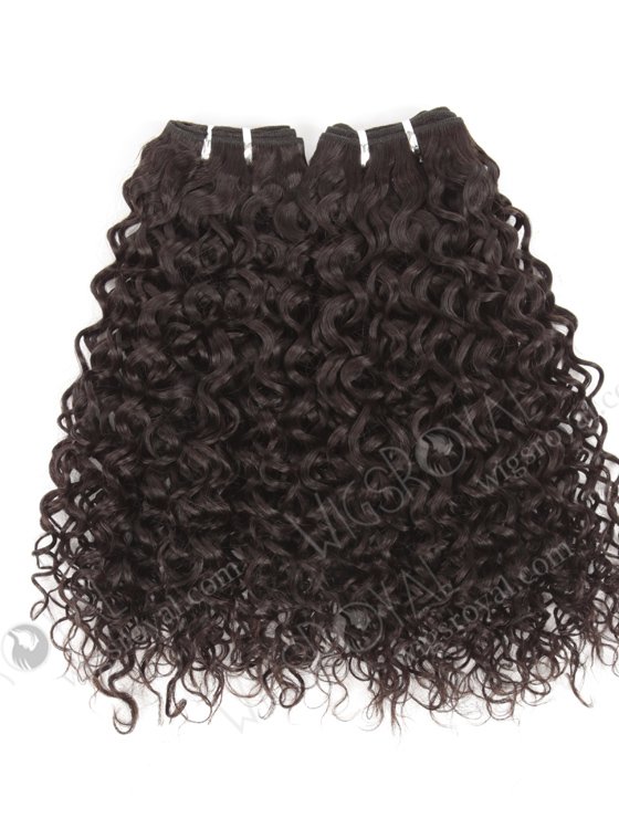 In Stock Brazilian Virgin Hair 18" 12mm Curl Natural Color Machine Weft SM-4114-24690