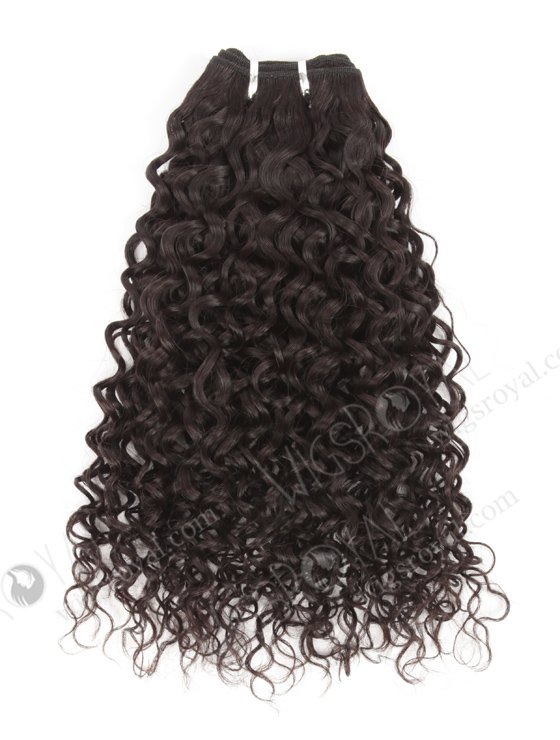 In Stock Brazilian Virgin Hair 18" 12mm Curl Natural Color Machine Weft SM-4114-24692