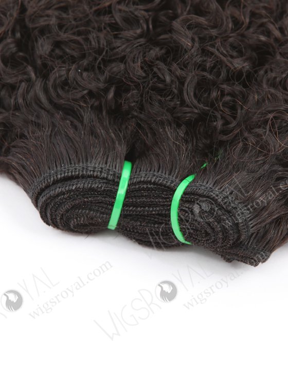 In Stock 5A Peruvian Virgin Hair 12" Double Drawn Abby Curl Natural Color Machine Weft SM-6161-24747