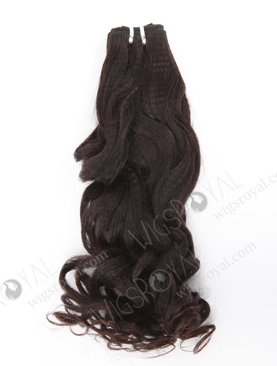 In Stock Brazilian Virgin Hair 24" Italian Yaki Curl Natural Color Machine Weft SM-6165