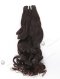 In Stock Brazilian Virgin Hair 24" Italian Yaki Curl Natural Color Machine Weft SM-6165