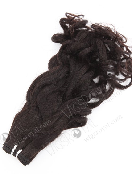 In Stock Brazilian Virgin Hair 24" Italian Yaki Curl Natural Color Machine Weft SM-6165-24711