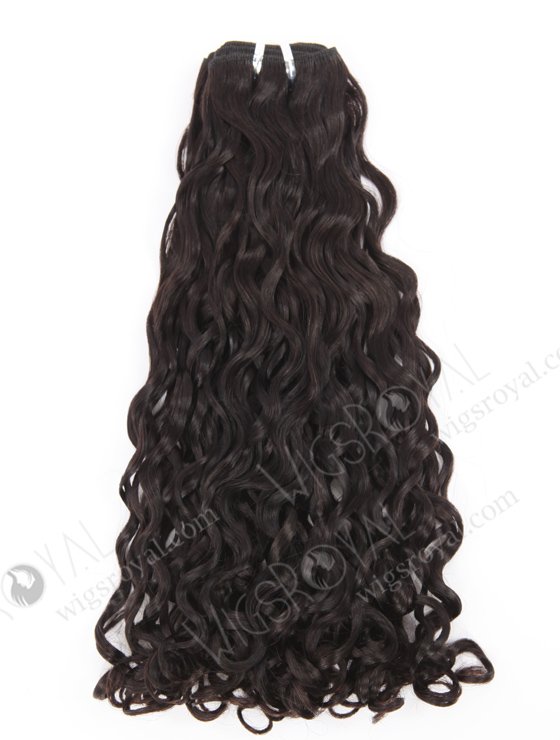 In Stock 7A Peruvian Virgin Hair 16" Double Drawn Looser Pissy Curl Color #2 Machine Weft SM-6166-24754