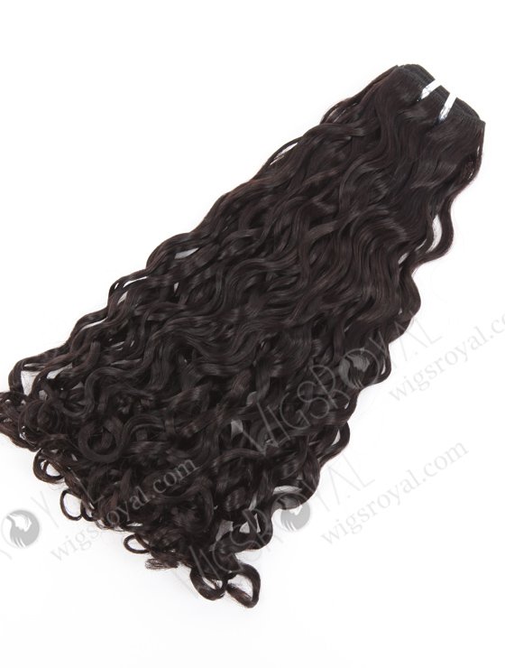 In Stock 7A Peruvian Virgin Hair 16" Double Drawn Looser Pissy Curl Color #2 Machine Weft SM-6166-24753