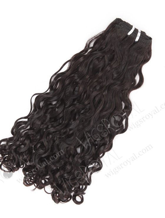 In Stock 7A Peruvian Virgin Hair 16" Double Drawn Looser Pissy Curl Color #2 Machine Weft SM-6166-24755