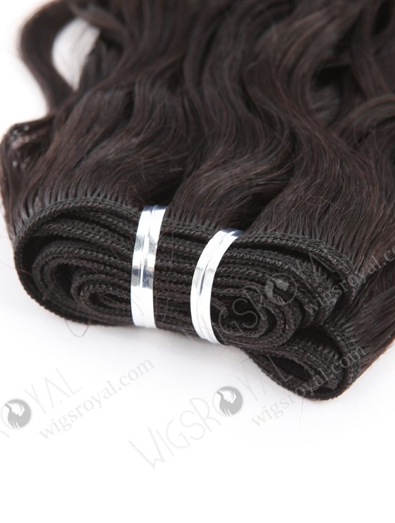In Stock 7A Peruvian Virgin Hair 16" Double Drawn Looser Pissy Curl Color #2 Machine Weft SM-6166-24757
