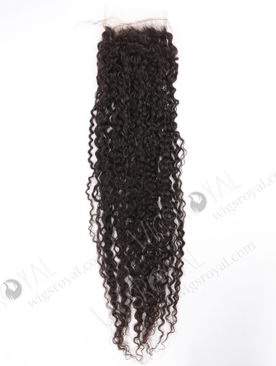 In Stock Indian Remy Hair 26" 12mm Curl Natural Color Top Closure STC-410-24770