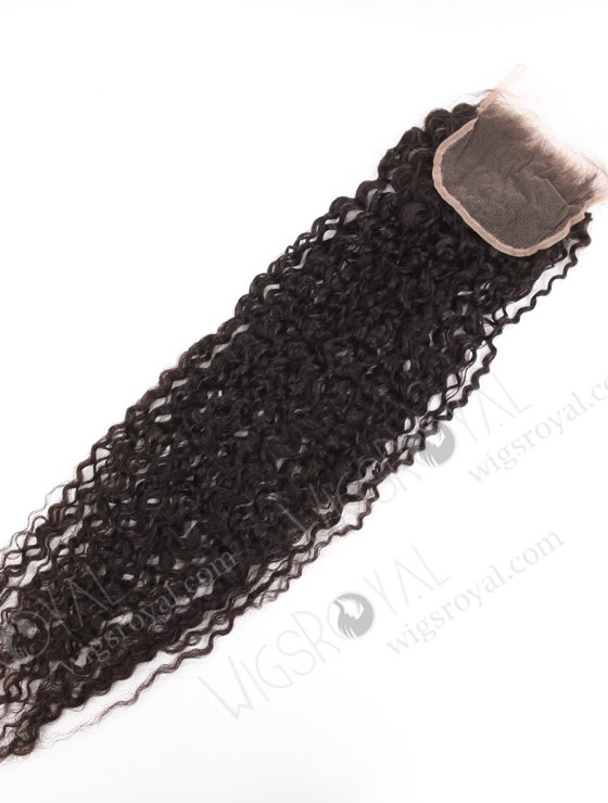 In Stock Indian Remy Hair 26" 12mm Curl Natural Color Top Closure STC-410-24773