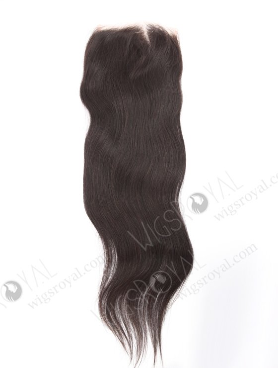 In Stock Indian Remy Hair 18" Straight Natural Color Top Closure STC-411-24778