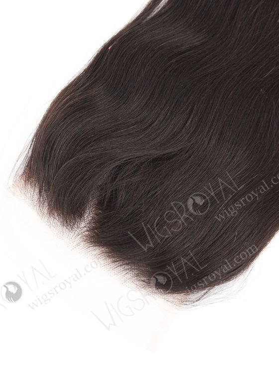 In Stock Indian Remy Hair 18" Straight Natural Color Top Closure STC-411-24781