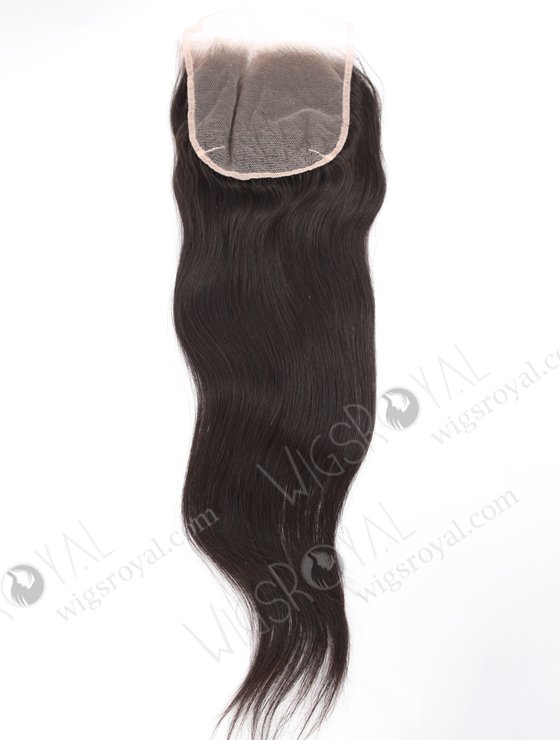 In Stock Indian Remy Hair 18" Straight Natural Color Top Closure STC-411-24783