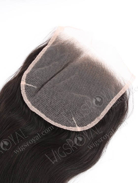 In Stock Indian Remy Hair 18" Straight Natural Color Top Closure STC-411-24784