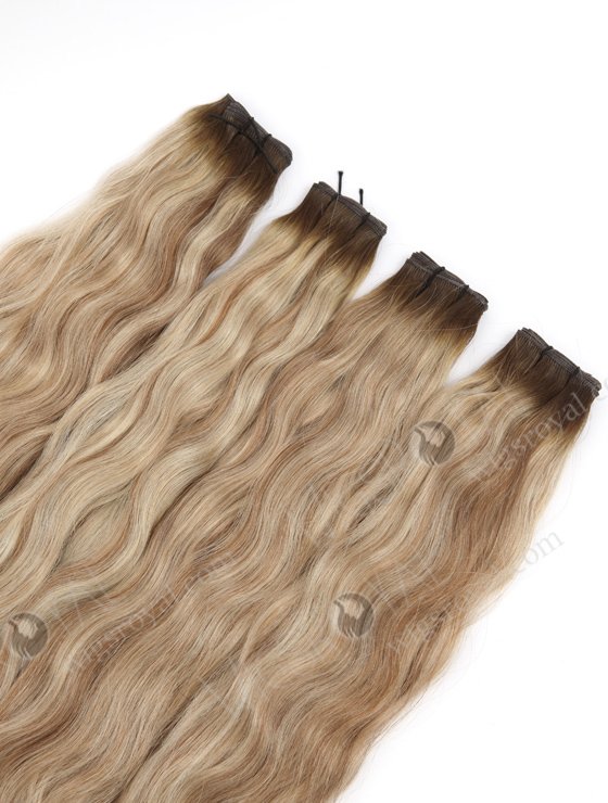 Highlight Color European Human Hair Invisible Genius Wefts WR-GW-020-24888