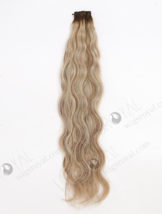 Highlight Color European Human Hair Invisible Genius Wefts WR-GW-020-24889