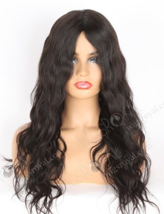 Breathable Human Hair Glueless Wig With Long Hair GL-04033