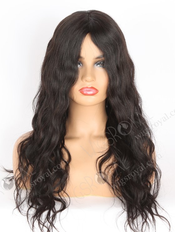 In Stock Brazilian Virgin Hair 20" Natural Straight Natural Color Silk Top Glueless Wig GL-04033-24972