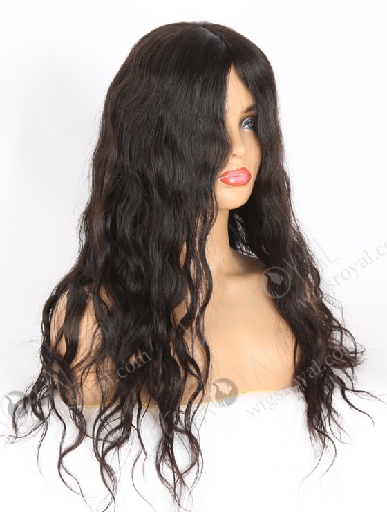 In Stock Brazilian Virgin Hair 20" Natural Straight Natural Color Silk Top Glueless Wig GL-04033-24975