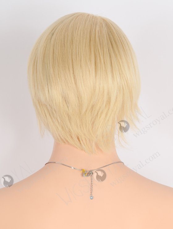 Short Pixie Cut Lace Front Wigs Blonde 613  European Virgin Hair WR-CLF-053-24990