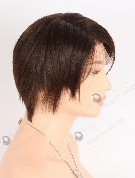 HD Lace Natural Looking Dark Brown Short Pixie Wigs WR-CLF-054-24999
