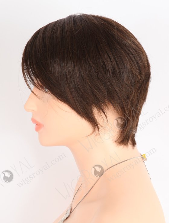HD Lace Natural Looking Dark Brown Short Pixie Wigs WR-CLF-054-25000